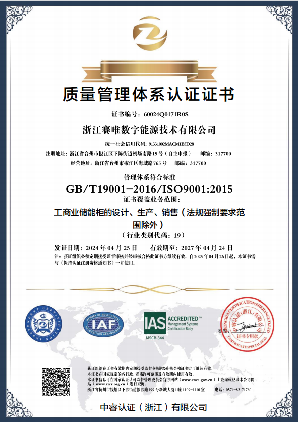 ISO Quality Management System